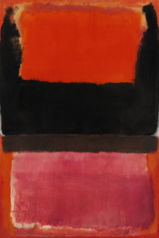 Mark Rothko’s “No. 21 (Red, Brown, Black and Orange).”    AP-Yonhap