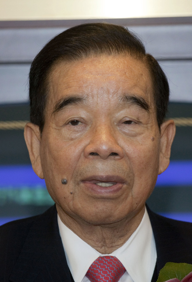 Hong Kong billionaire Cheng Yu-tung.   Bloomberg