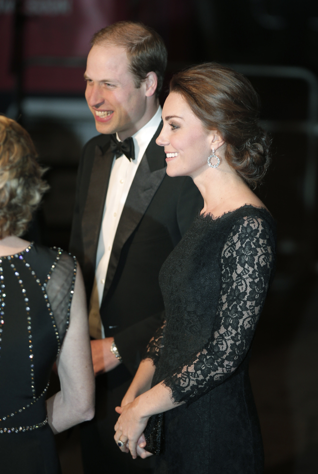 Britain’s Prince William and Kate, Duchess of Cambridge.   AP-Yonhap