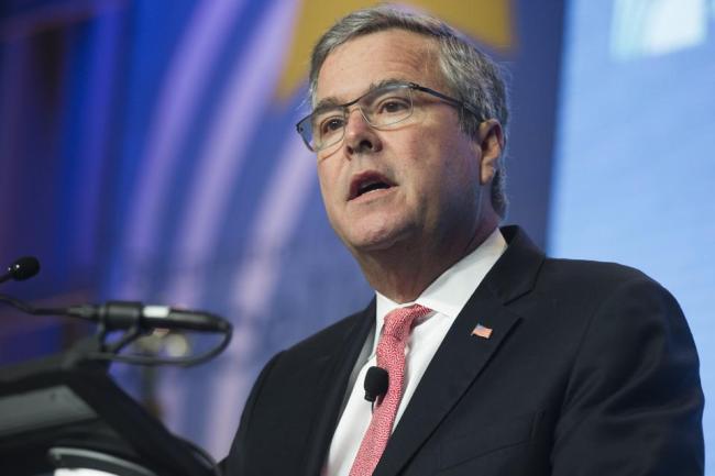 Former Florida Republican Gov. Jeb Bush.   AFP