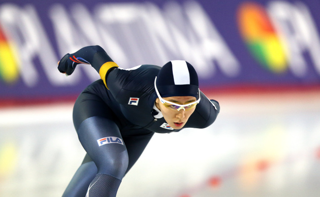 Korean speed skater Lee Sang-hwa (Yonhap)