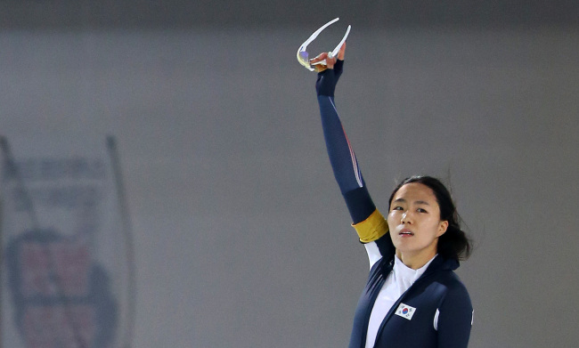 Korean speed skater Lee Sang-hwa (Yonhap)