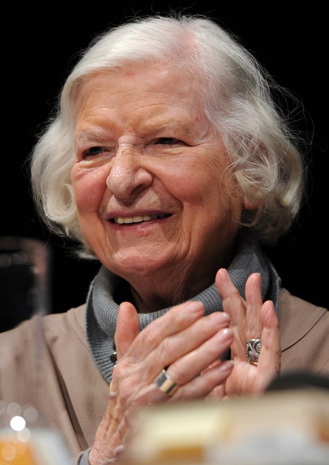 British author P.D. James.   EPA-Yonhap