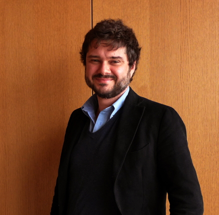 Luca Dotti, the second son of Audrey Hepburn, poses after an interview with The Korea Herald. (Joel Lee/The Korea Herald)