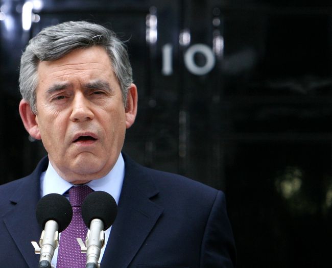 Former British Prime Minister Gordon Brown.   AFP-Yonhap