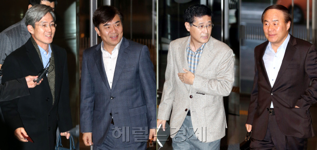 삼성 신임사장_상영조 삼성BP화학 대표이사 부사장,김현석 삼성전자 영상디스플레이사업부장 사장,삼성 신임사장_이윤태 삼성전기 대표이사 사장,삼성 신임사장_전영현 메모리사업부장  사장 ./안훈 기자 rosedale@ 2014.12.03