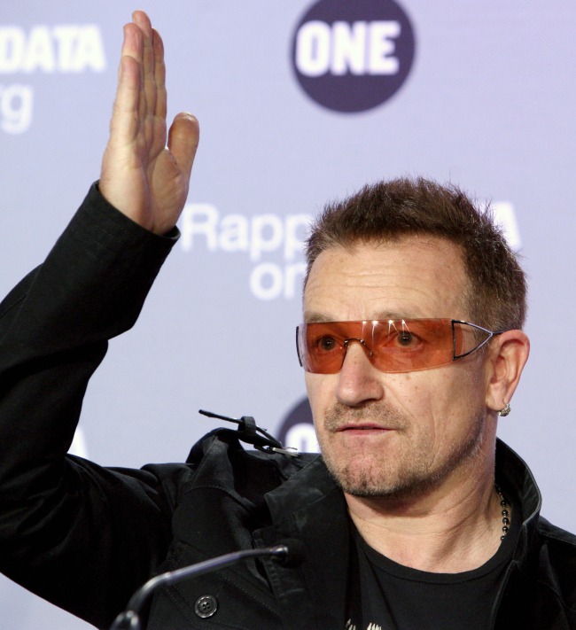 Bono.   AP-Yonhap