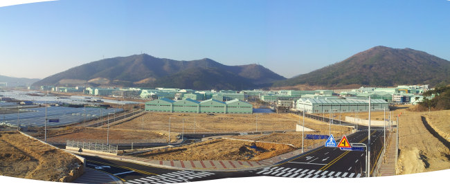 부산연구개발특구 신규개발지 중 하나인 미음지구는 최근 기업 입주가 가장 활발한 지역이다.