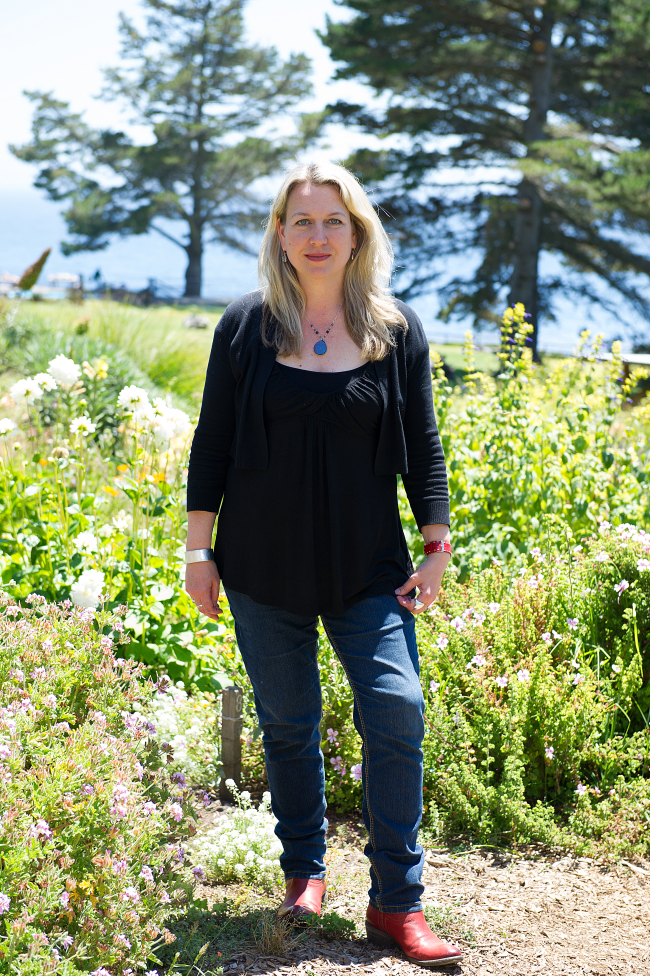 Portrait of author Cheryl Strayed on June 27, 2012 at Esalen Institute in Big Sur, California.   Reg Regalado/for the Chicago Tribune/TNS
