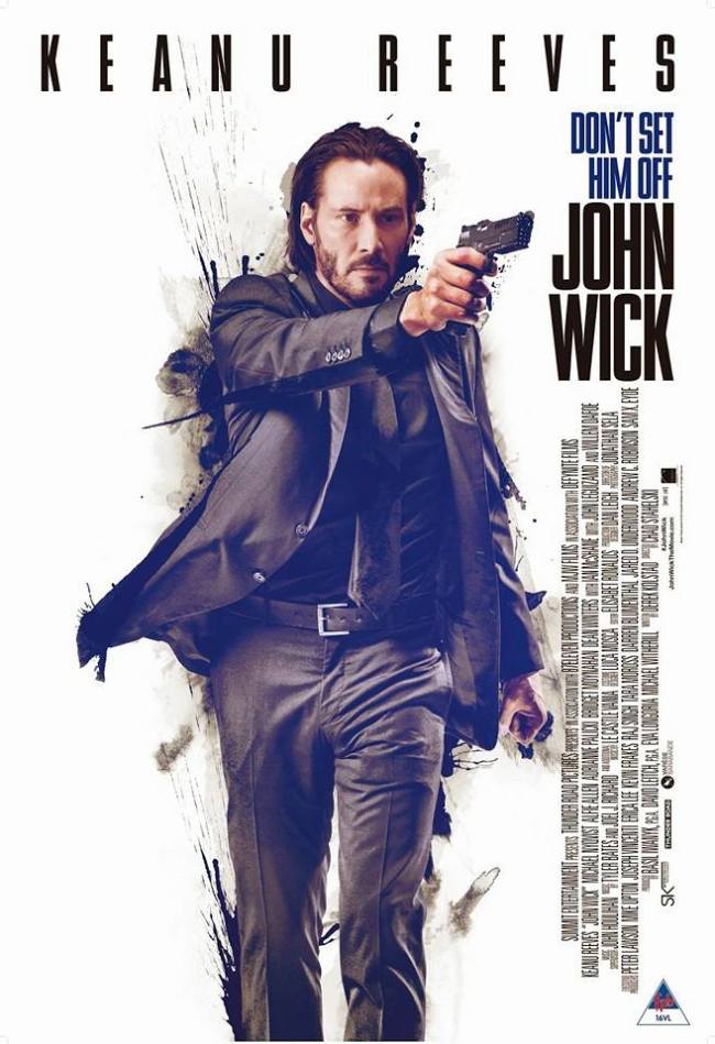 The poster for “John Wick.”    Keanu Reeves Facebook