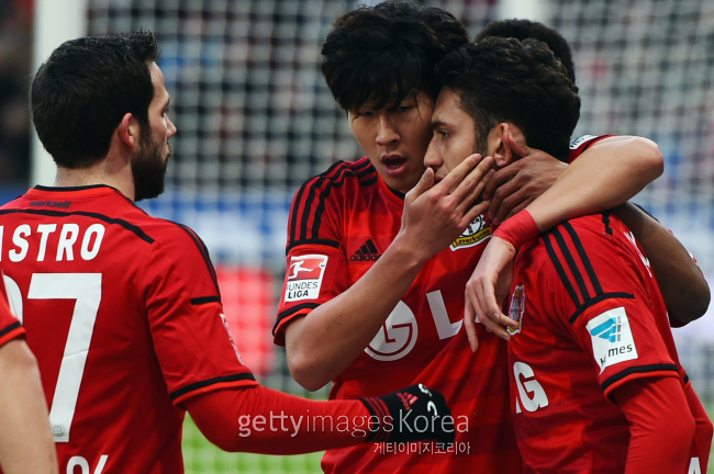 손흥민 57분 레버쿠젠. 사진=Gettyimages/멀티비츠