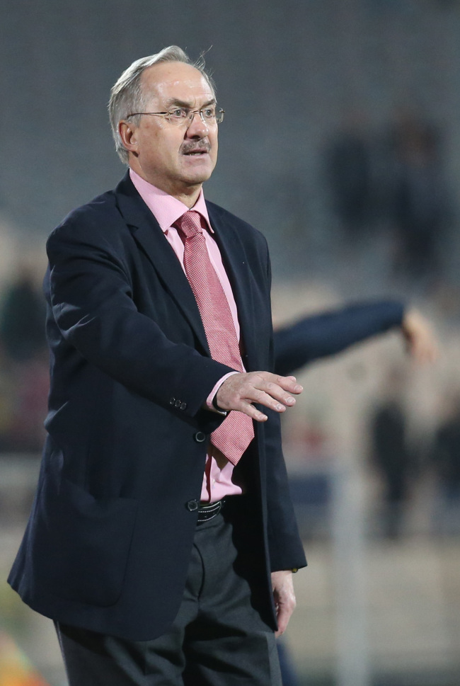 Korea head coach Uli Stielike.   Yonhap