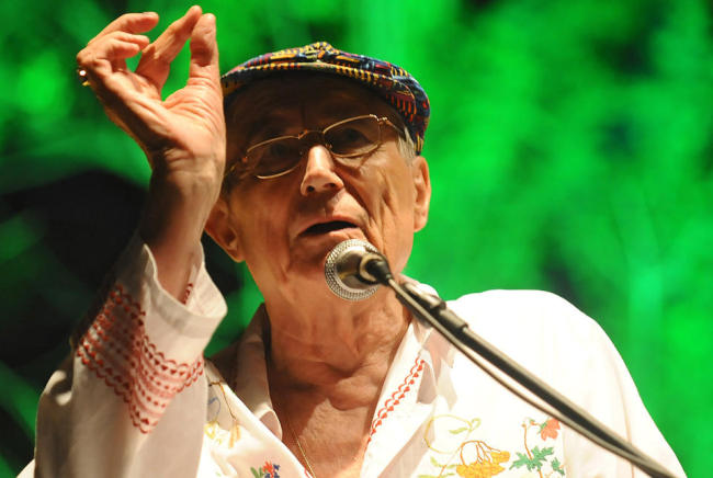 Russian poet, novelist and literature professor Yevgeny Yevtushenko.   AFP