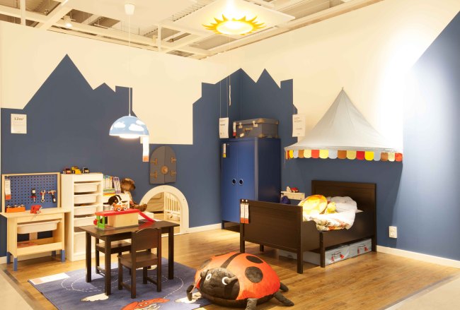 Showrooms filled with IKEA products at the company’s Gwangmyeong store in Gyeonggi Province.   IKEA Korea