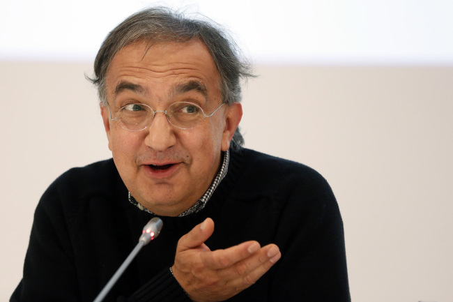 Chrysler CEO Sergio Marchionne.   Bloomberg