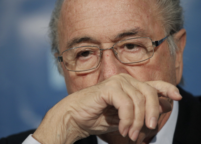 FIFA president Sepp Blatter.   AP-Yonhap