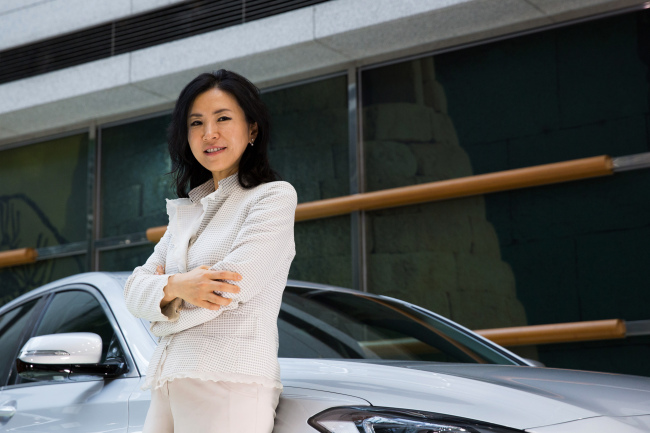 Choi Myoung-wha, vice president of Hyundai Motor’s marketing strategy group.   Bloomberg