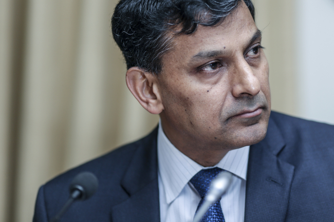 Reserve Bank of India Gov. Raghuram Rajan.    Bloomberg
