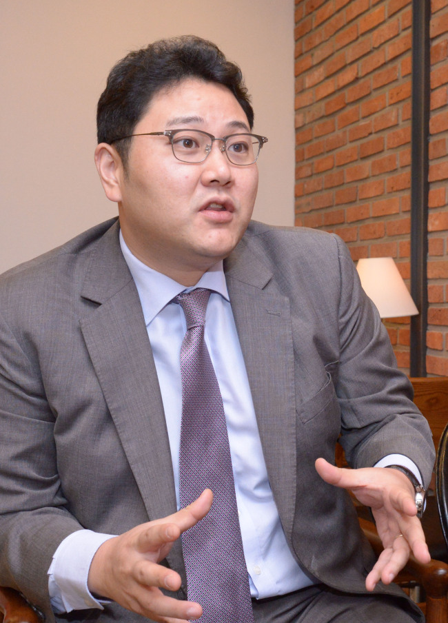 InnoCSR Group CEO Lee Yoon-suk. Chung Hee-cho/The Korea Herald