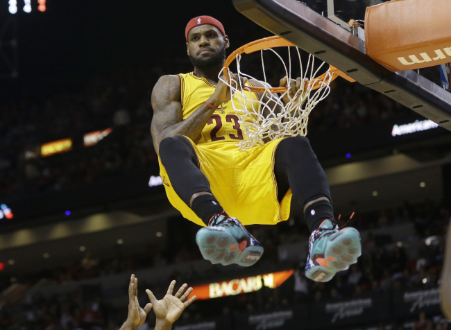 Cleveland Cavaliers forward LeBron James   AP-Yonhap