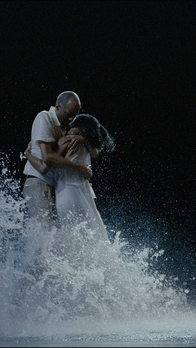 “The Lovers” by Bill Viola. Kukje Gallery