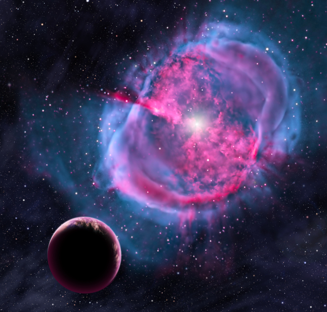 An artist’s conception of an Earth-like planet.   AP-Yonhap