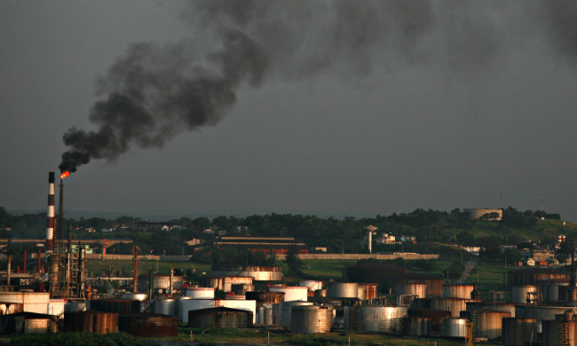 Oil refinery Nico Lopez in the outskirts of Havana.   Bloomberg