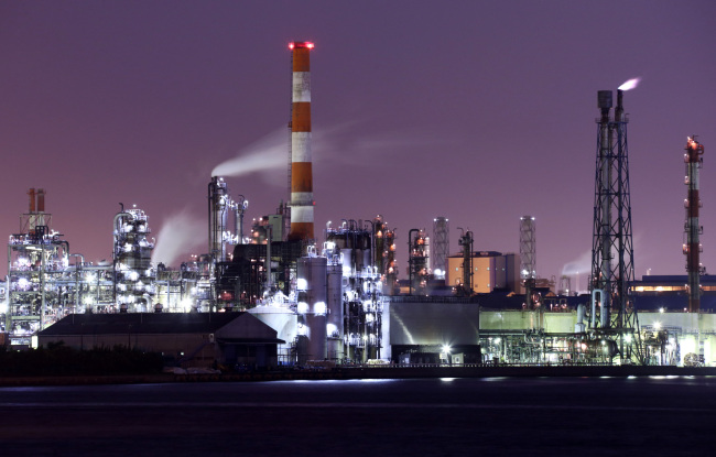 An oil refinery in Kawasaki, Kanagawa prefecture, Japan.   Bloomberg