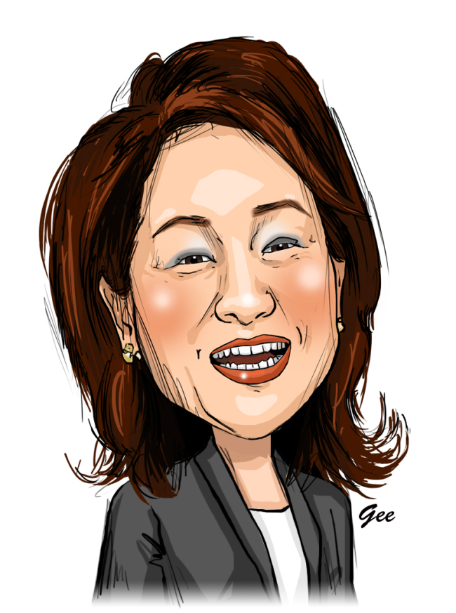 Lee Mie-kyung.   Illustration by Park Gee-young