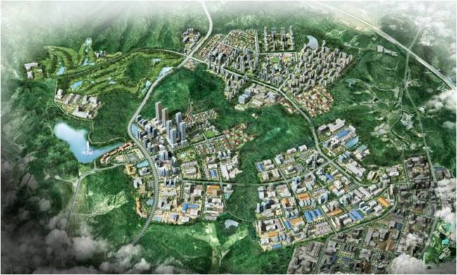 충주, 원주, 태안, 영암ㆍ해남 등 4개 지역 기업도시 개발 사업에 가속도가 붙고 있다. 사진은 충주기업도시 조감도.