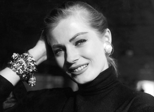 Swedish actress Anita Ekberg in 1955.   AP-Yonhap