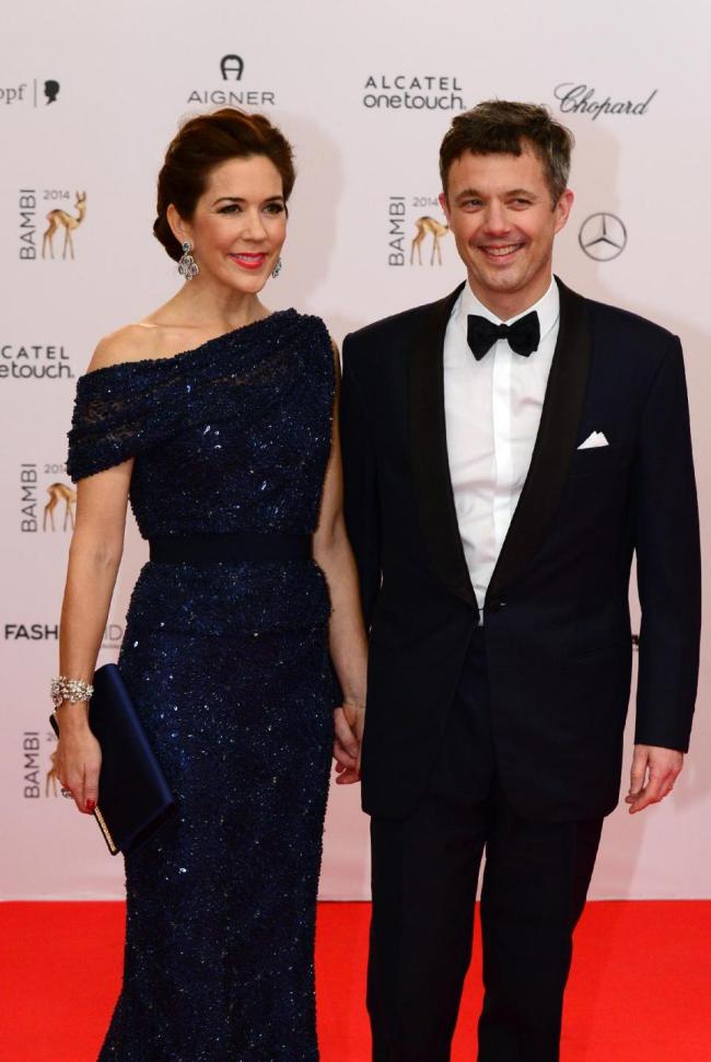Crown Prince of Denmark Frederik (right) and his wife Mary.   AFP