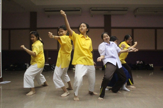 Children rehearse during a previous Unpuzzled Theatre Company project.   Jamie Oliver-Jones