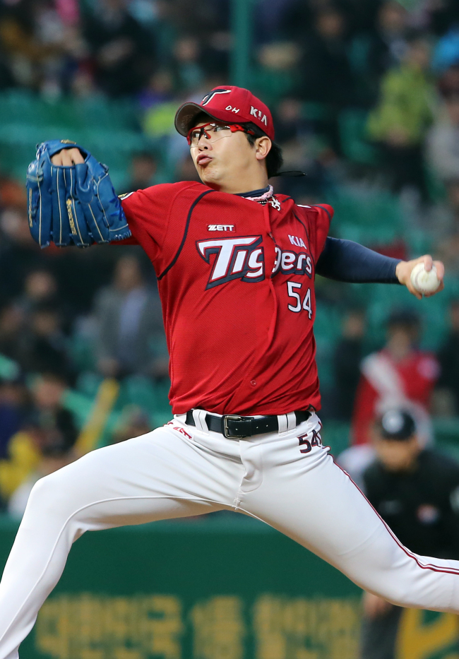 Kia Tigers starter Yang Hyeon-jong.   Yonhap