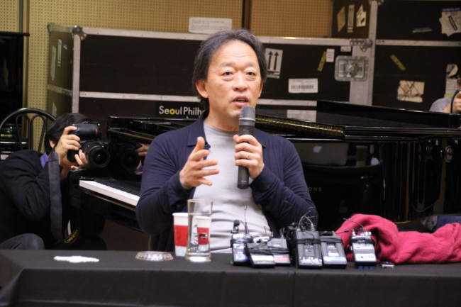 Chung Myung-whun, music director of the Seoul Philharmonic Orchestra.    SPO