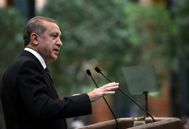 Turkey’s President Tayyip Erdogan.   AP-Yonhap