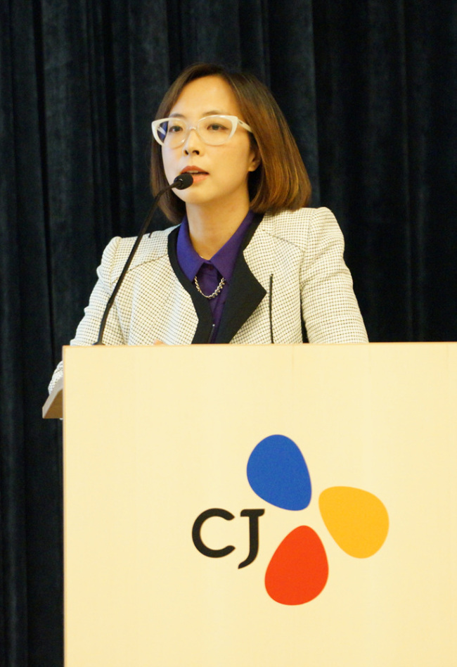 Han Ji-soo, leader of CJ E&M’s newly launched animation business unit.