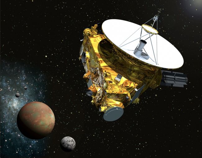 An artist’s rendition of the New Horizons spacecraft.   AFP-Yonhap
