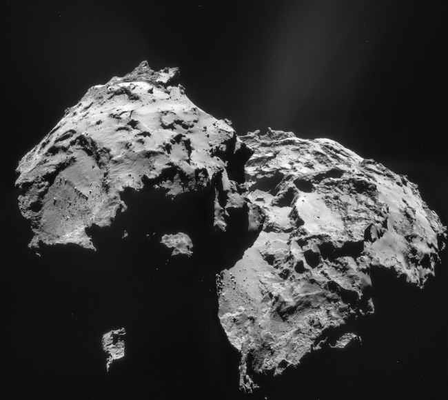 Comet 67P/Churyumov-Gerasimenko.   AP-Yonhap