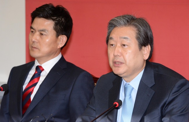김무성 새누리당 대표가 29일 오전 국회에서 열린 최고위원회의에서 모두발언을 하고 있다.이길동기자.gdlee@heraldcorp.com
김무성 새누리당 대표가 29일 오전 국회에서 열린 최고위원회의에서 모두발언을 하고 있다.이길동기자.gdlee@heraldcorp.com