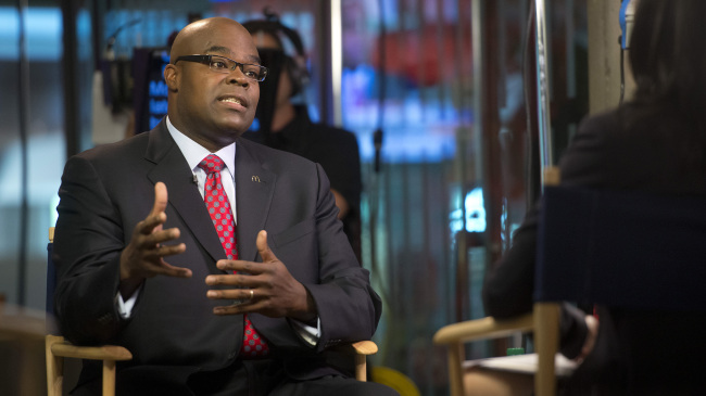 McDonald’s CEO Don Thompson.   Bloomberg