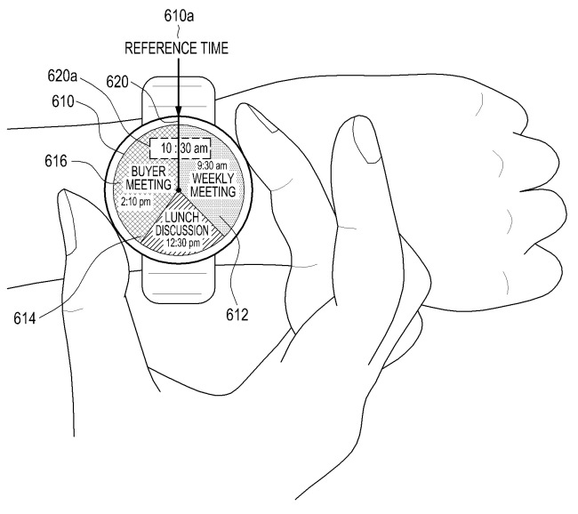 The patent drawing of Samsung’s new rumored smart watch