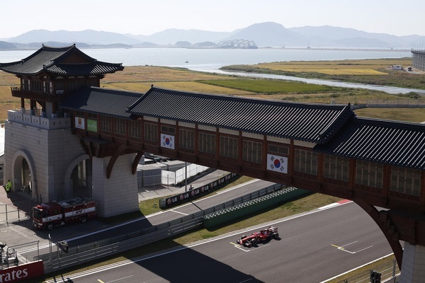 The Formula 1 Korean Grand Prix circuit in Yeongam, South Jeolla Province.   Formula 1 Korean Grand Prix organizing committee website