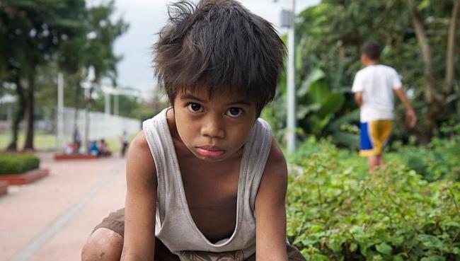 Deo says he is 6 years old, yet he looks much younger. Most street children in Manila suffer from malnutrition as their meals largely consist of instant noodles.   The Straits Times