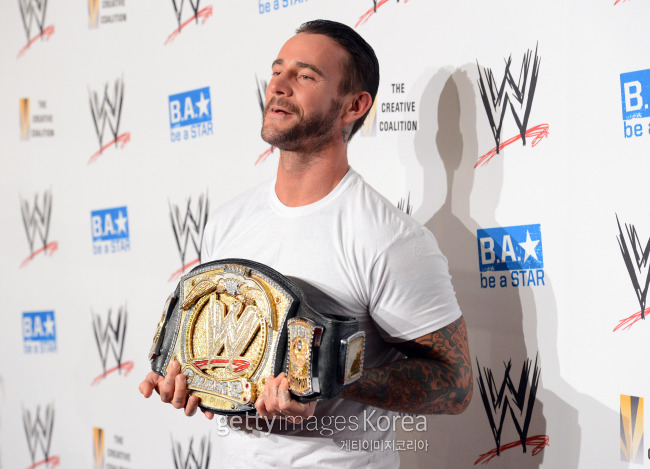 종합격투기 UFC로 전향한 WWE 챔프 출신 CM 펑크. 사진=게티이미지