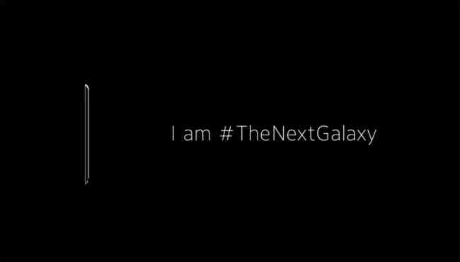 A teaser image for Samsung’s new Galaxy S6. Samsung Electronics