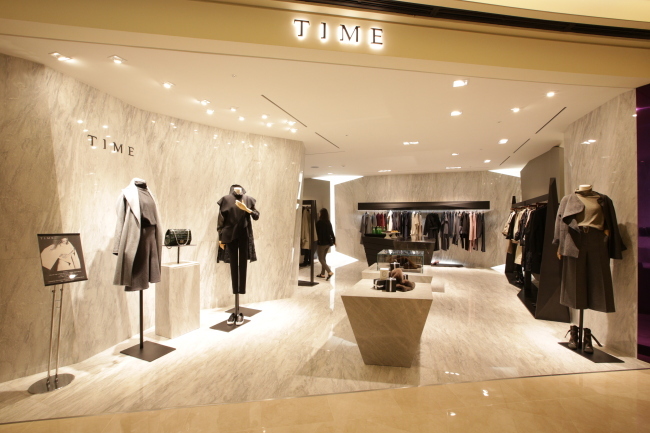 A department store outlet of Handsome’s former clothing brand Time. Hyundai Department Store
