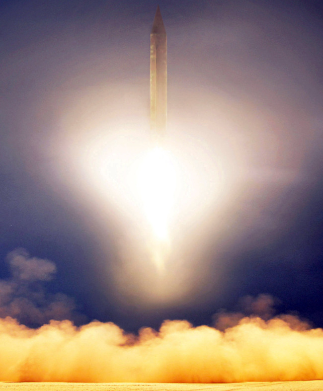 two short-range missiles into the East Sea on Monday in an apparent saber-rattling against annual military drills between South Korea and the United States,