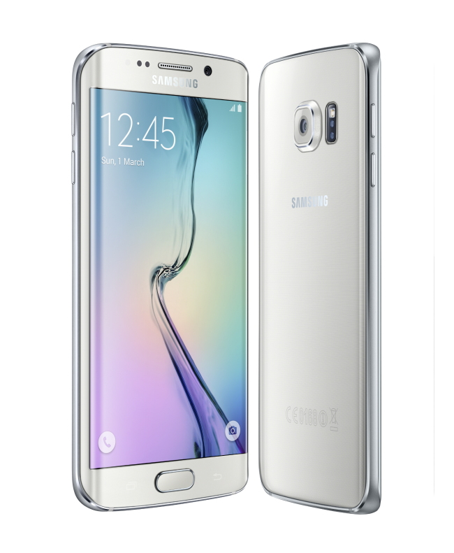 Galaxy S6 Edge, which features a dual-edge display.   Samsung Electronics