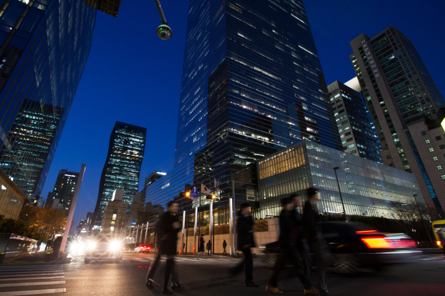 Samsung Group’s headquarters in Seocho-dong, southern Seoul (Bloomberg)